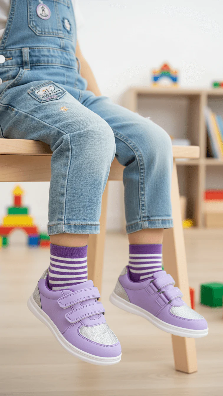 Girls Lilac Casual Jogger KD8161