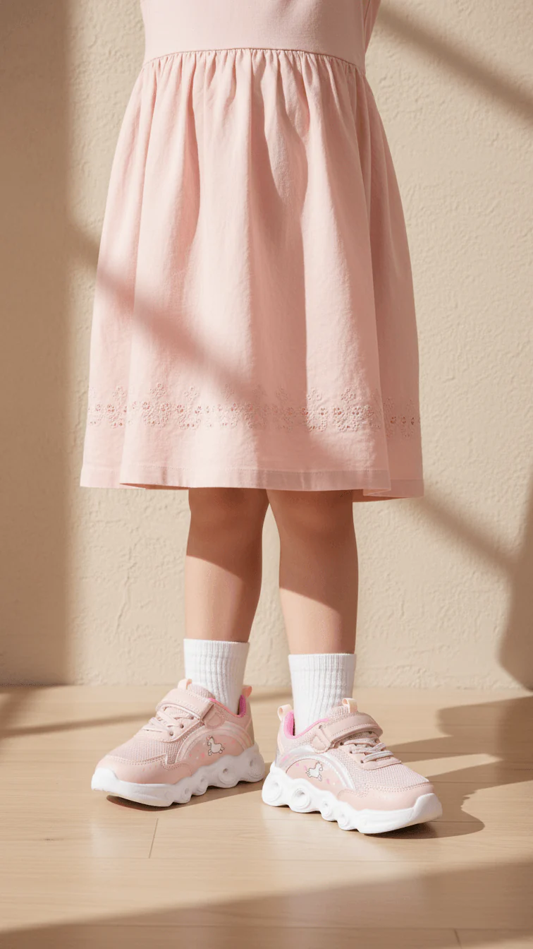 Girls Pink Casual Jogger KD1935