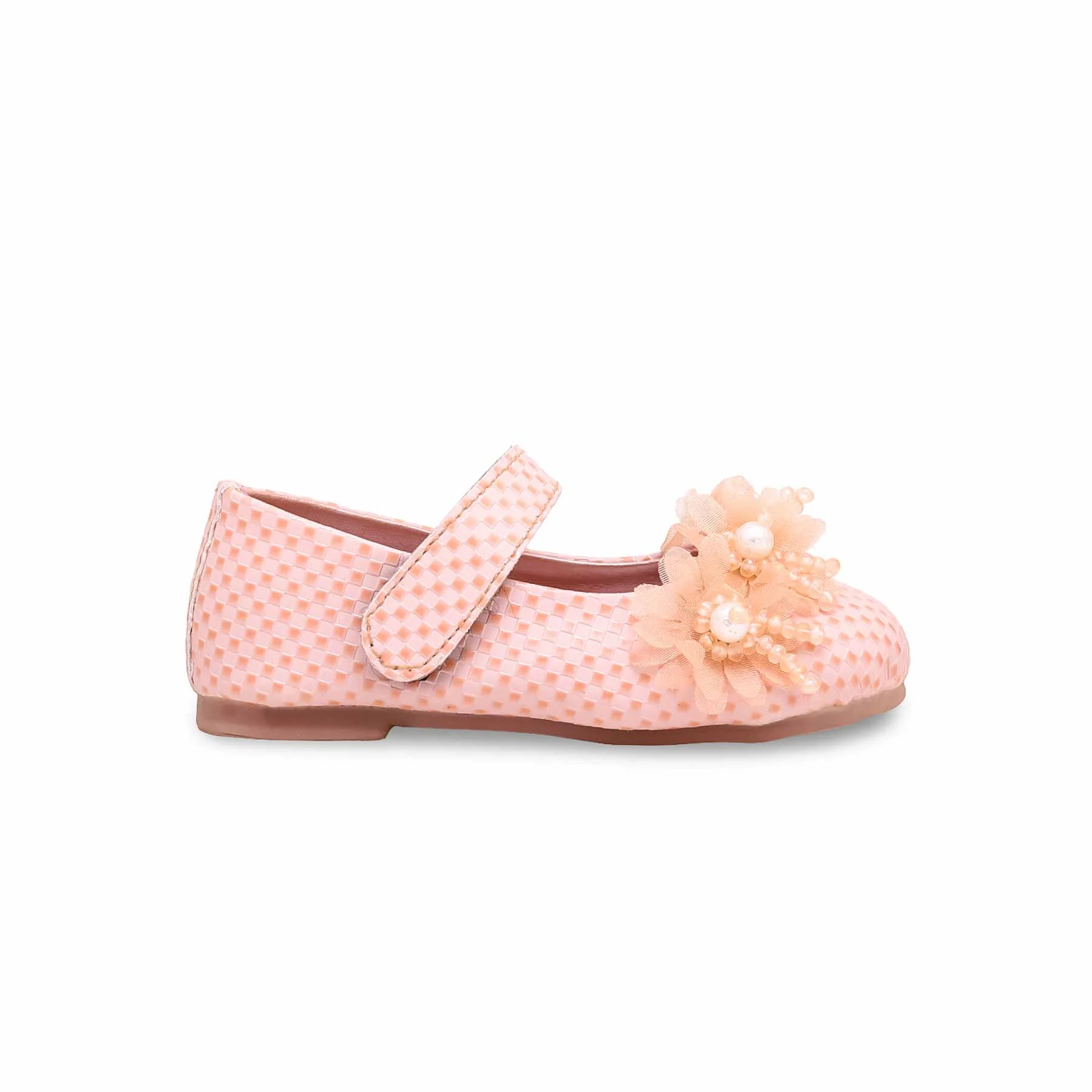 Girls Pink Formal Pumps KD0939 - Image 2