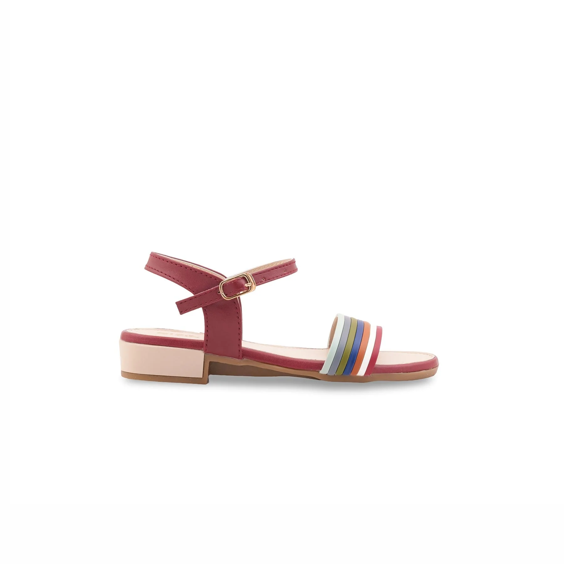 Girls Red Casual Sandal KD5897 - Image 2