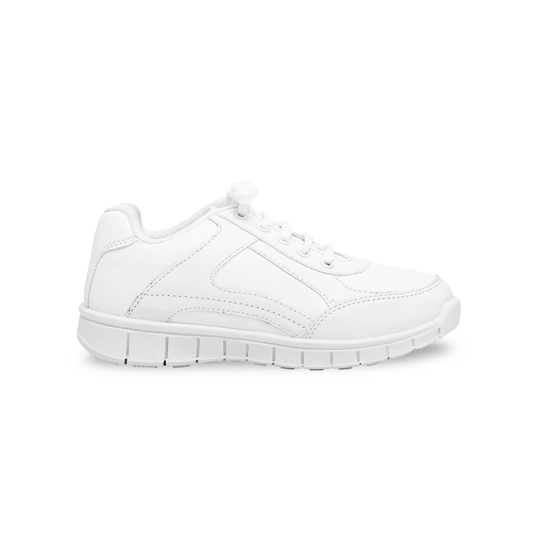 Girls White Sports School Shoes SK0057 - Image 2