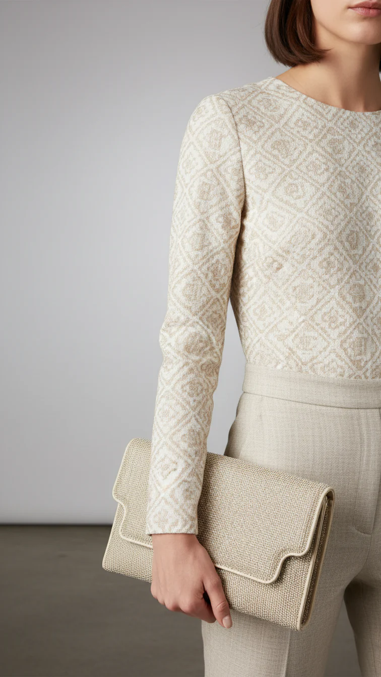 Golden Bridal Clutch P24351