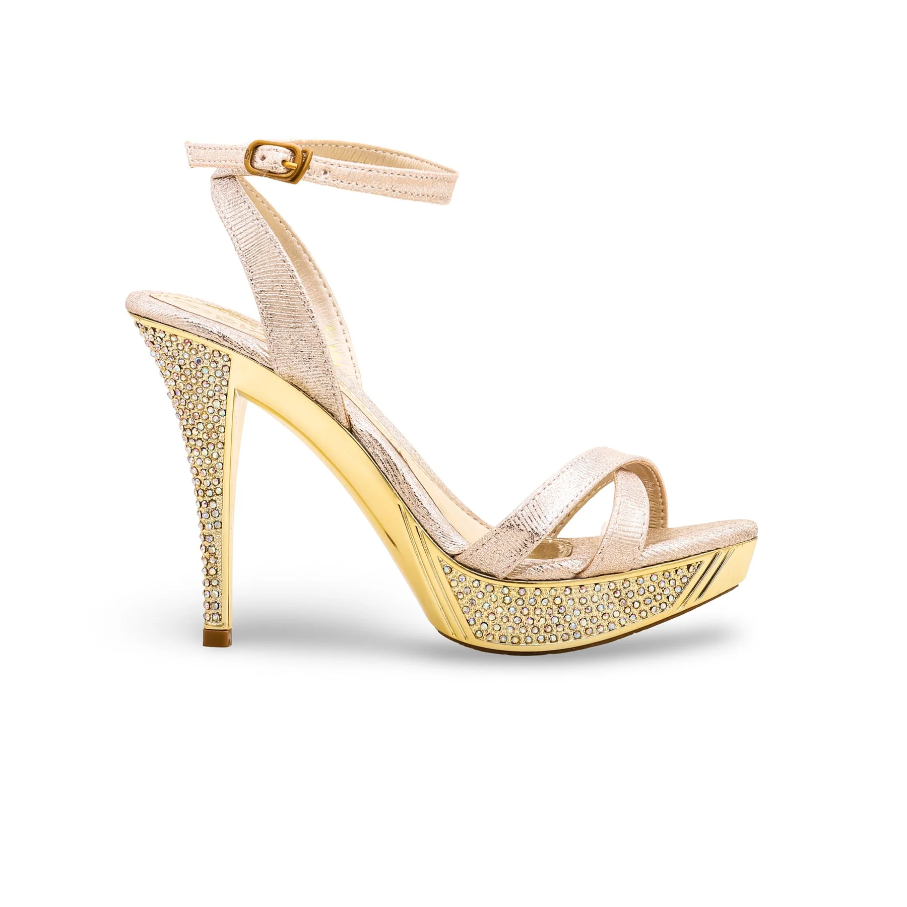Golden Fancy Bridal Sandal FN5749 - Image 2