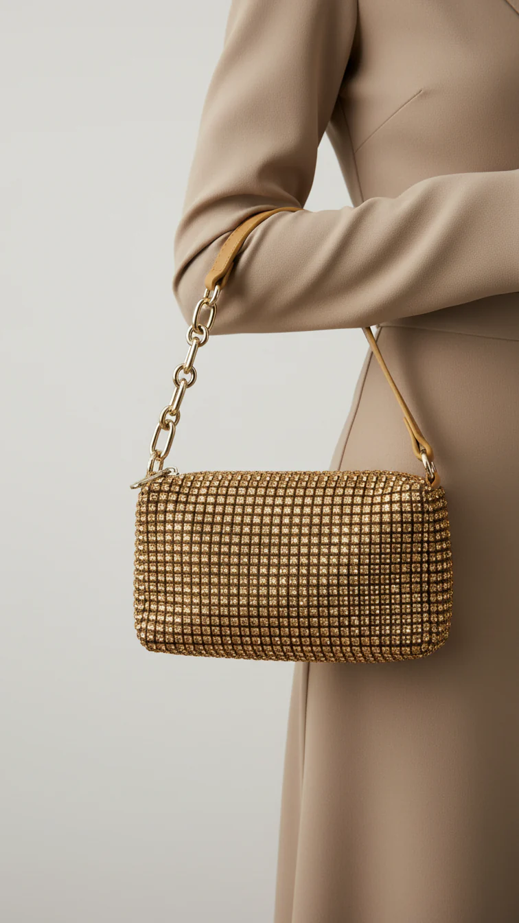 Golden Fancy Clutch P36327