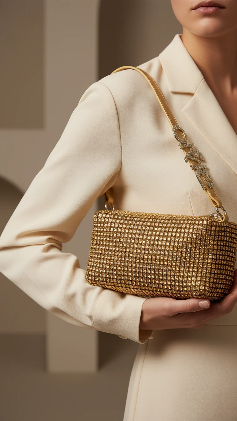 Golden Fancy Clutch P36329