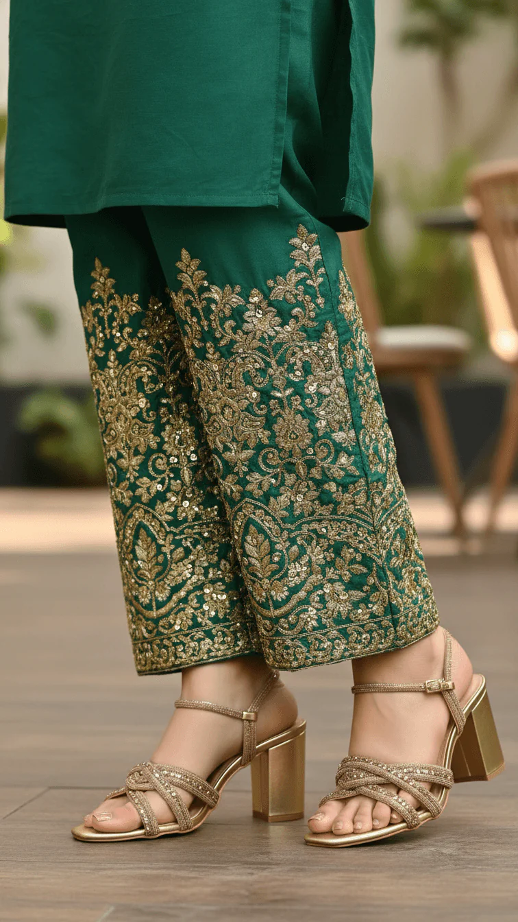 Golden Fancy Sandal FN6250