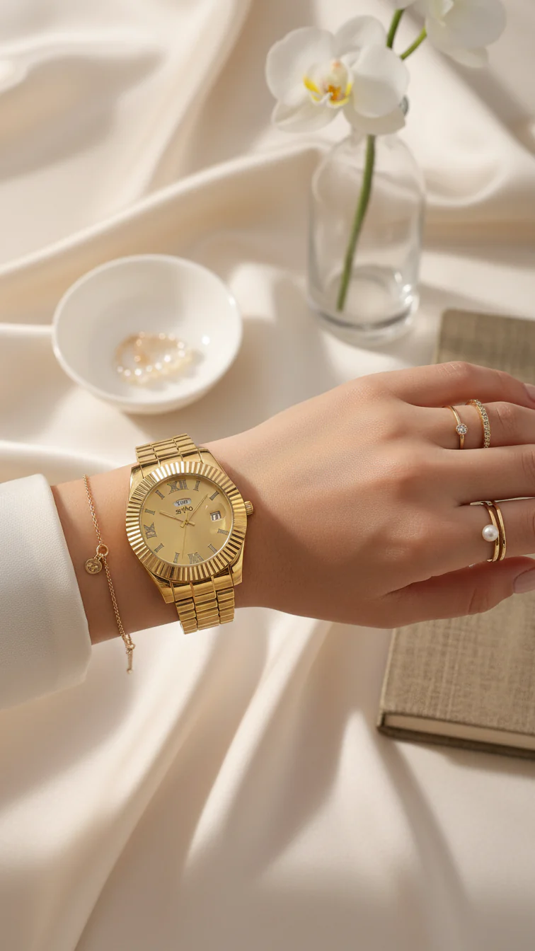 Golden Ladies Watch J34026