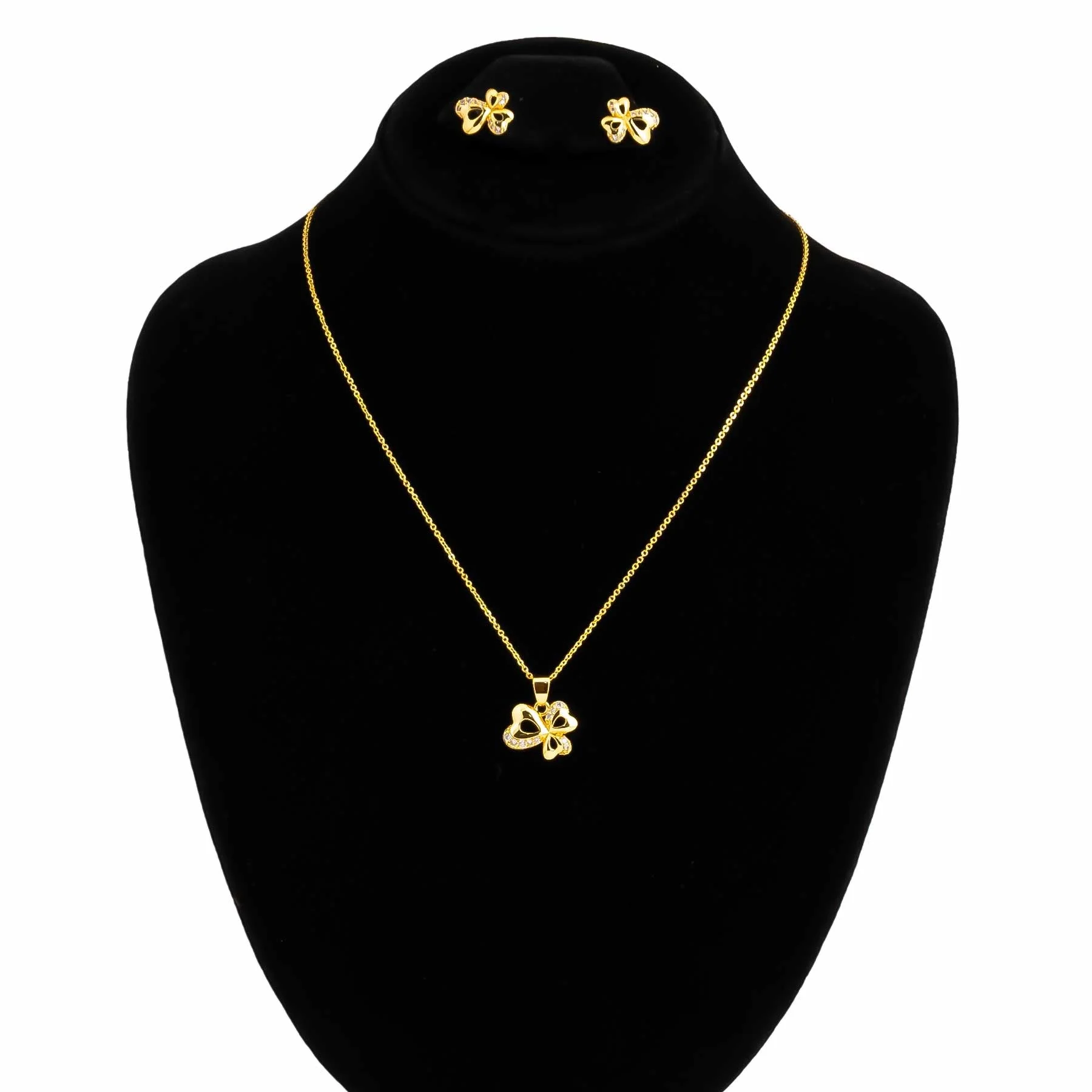 GOLDEN PENDANT SET J42963