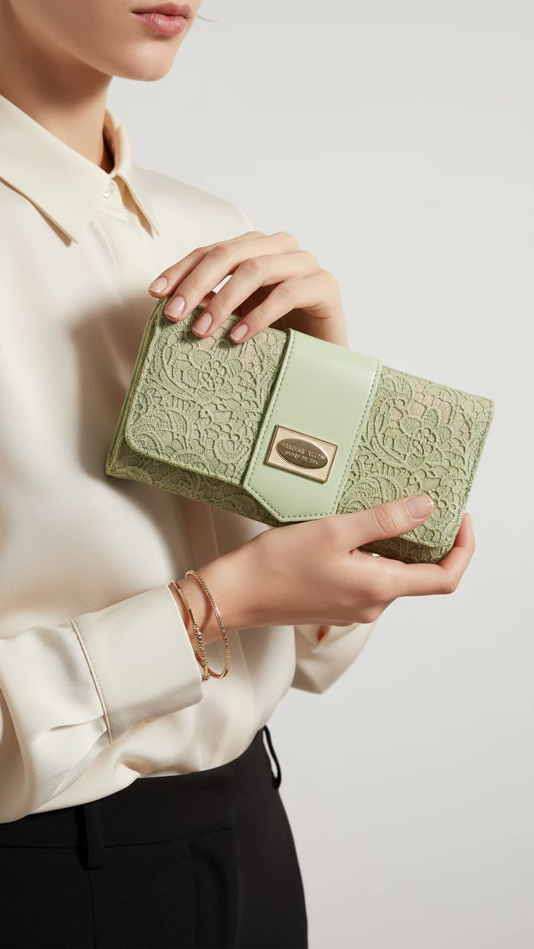 Green Casual Wallet For Women P70977