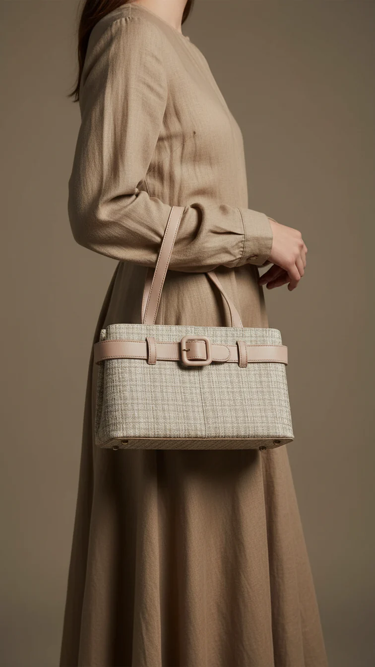 Grey Casual Hand Bag For Women P55802