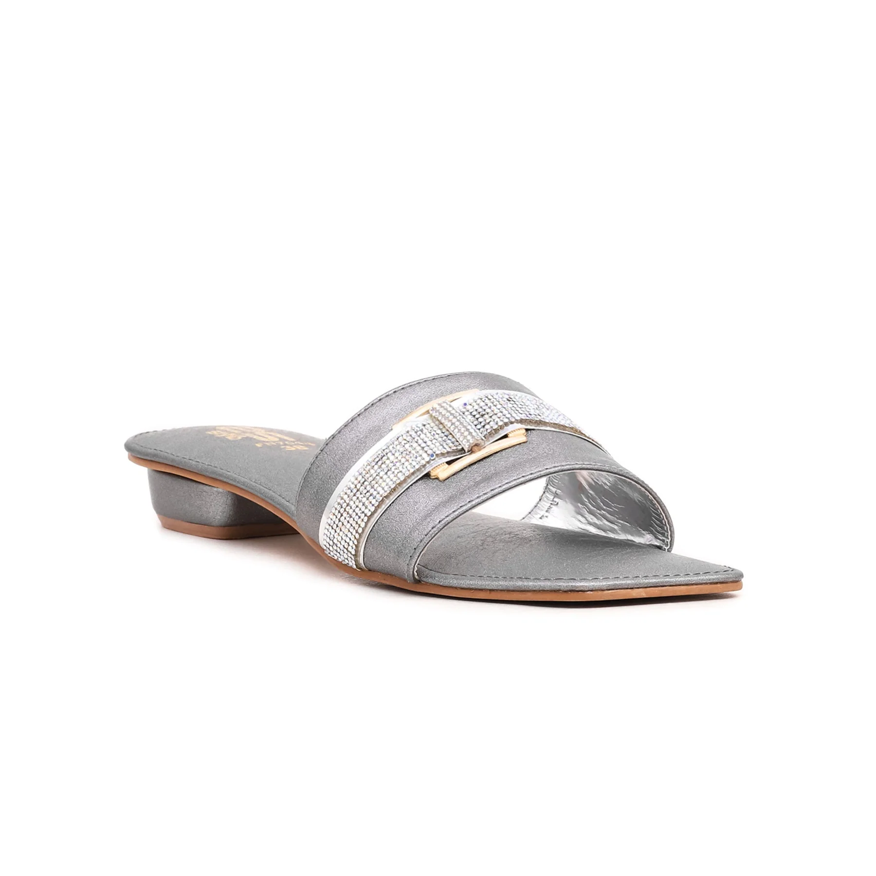 Grey Fancy Slipper FN7644 - Image 2