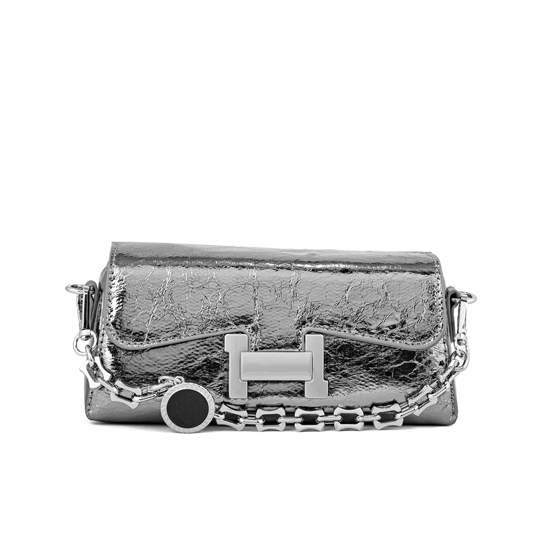 Grey Formal Clutch P24126