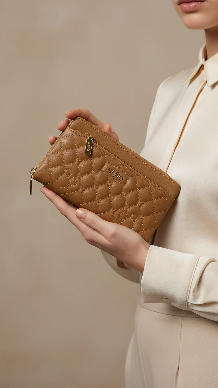 Khaki Casual Pouch P97640