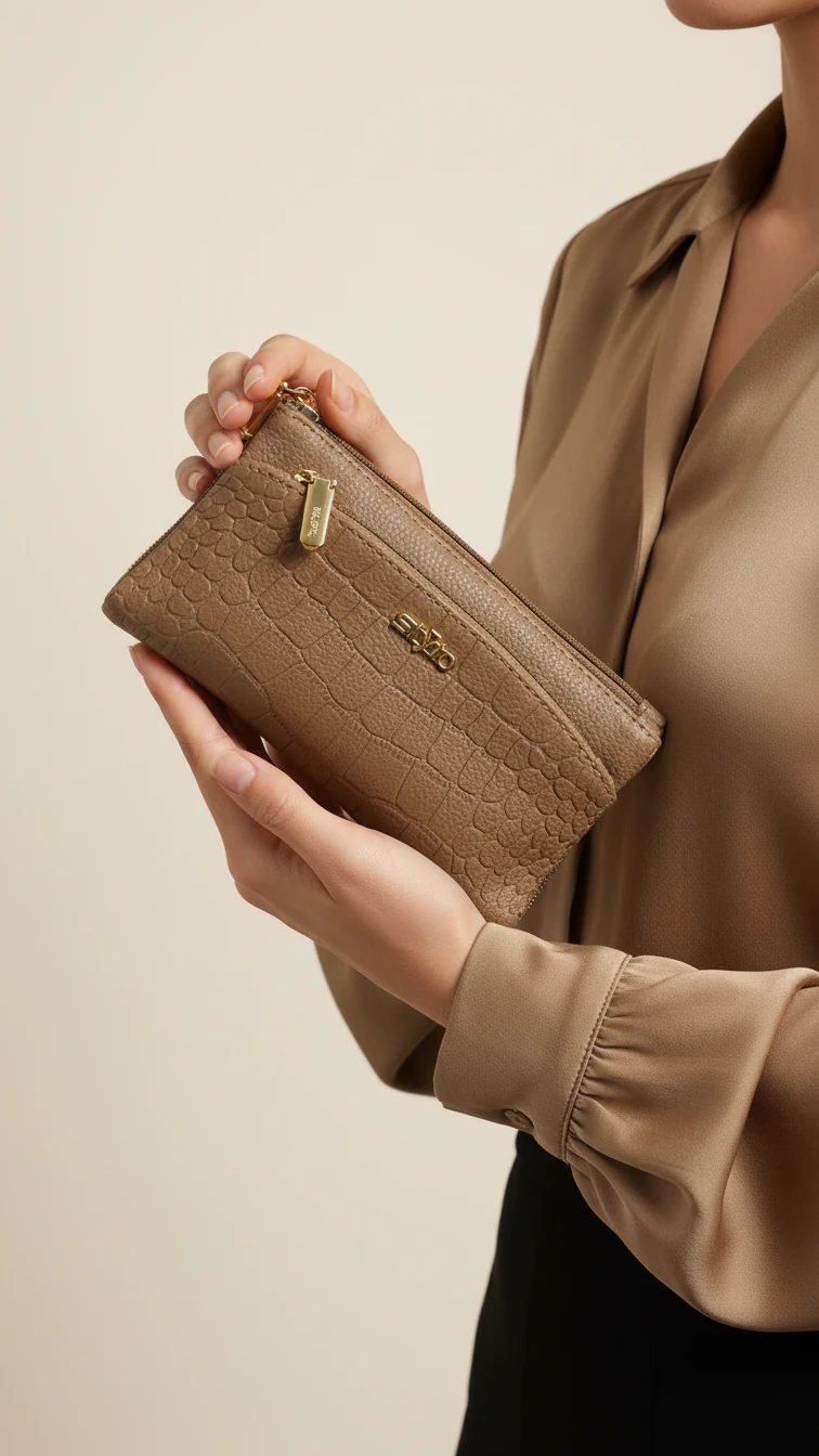 Khaki Casual Pouch P97649
