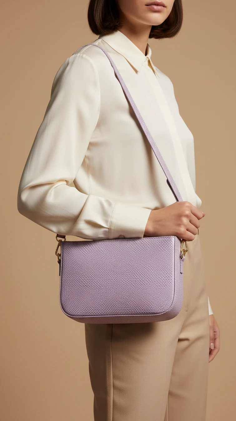 Lilac Casual Hand Bag P55707