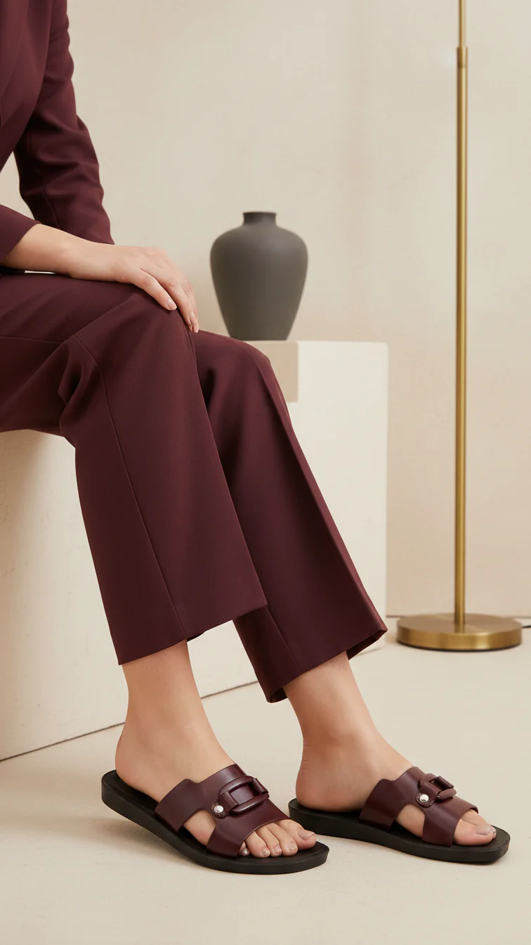 Maroon Casual Softy For Ladies CL5629