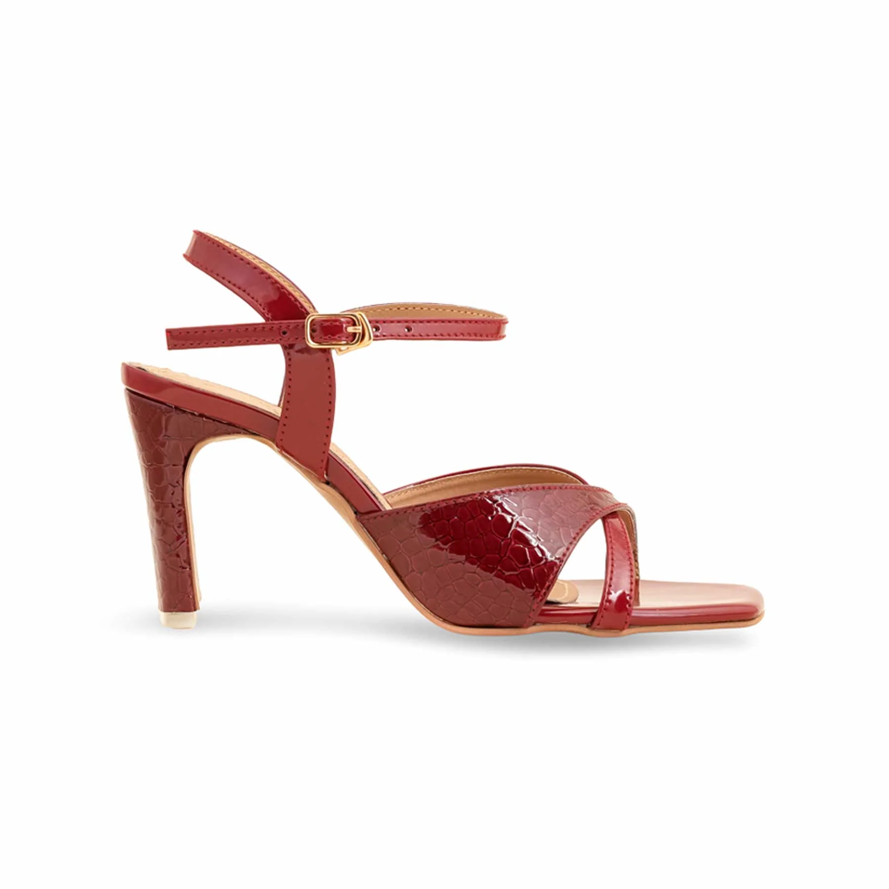 Maroon Formal Sandal For Ladies FR5367 - Image 2