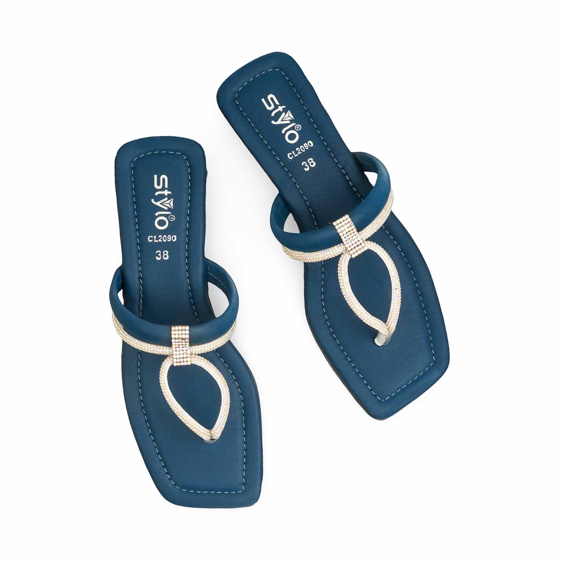 Navy Casual Women Chappal CL2090 - Image 5