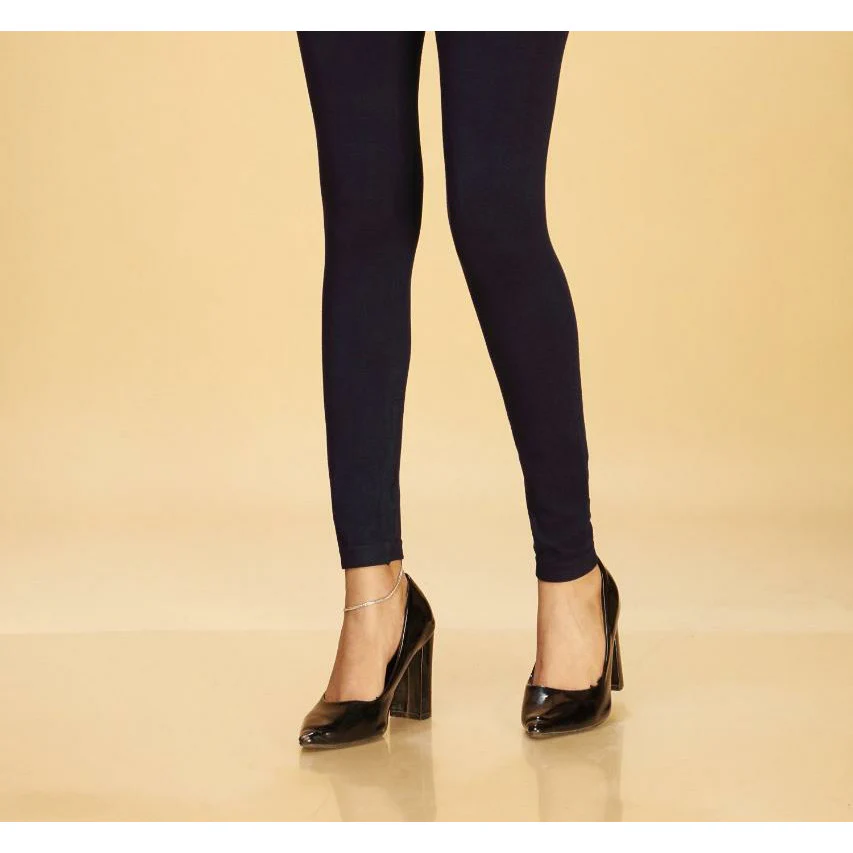 Navy Color Plain Tights PN2060 - Image 3