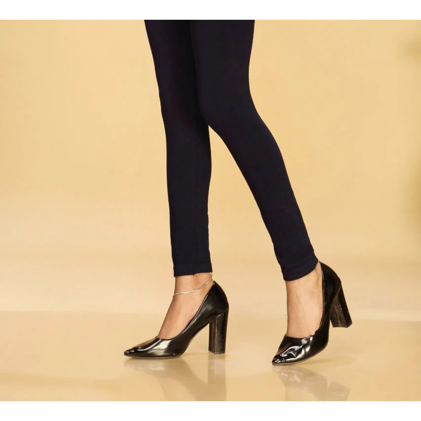 Navy Color Plain Tights PN2060 - Image 4