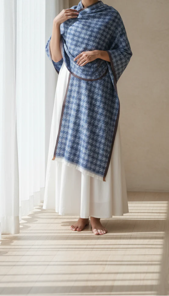Navy Winter Stole PN5028