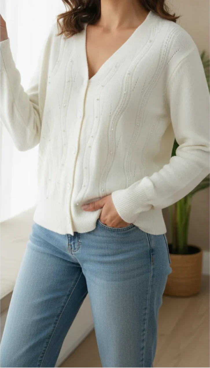 Off/White Winter Sweater PW5519