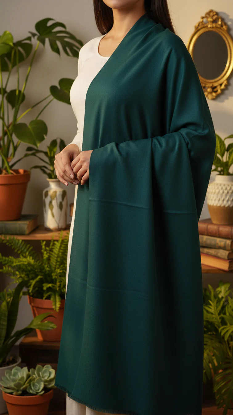 Olive Winter Stole PN5018