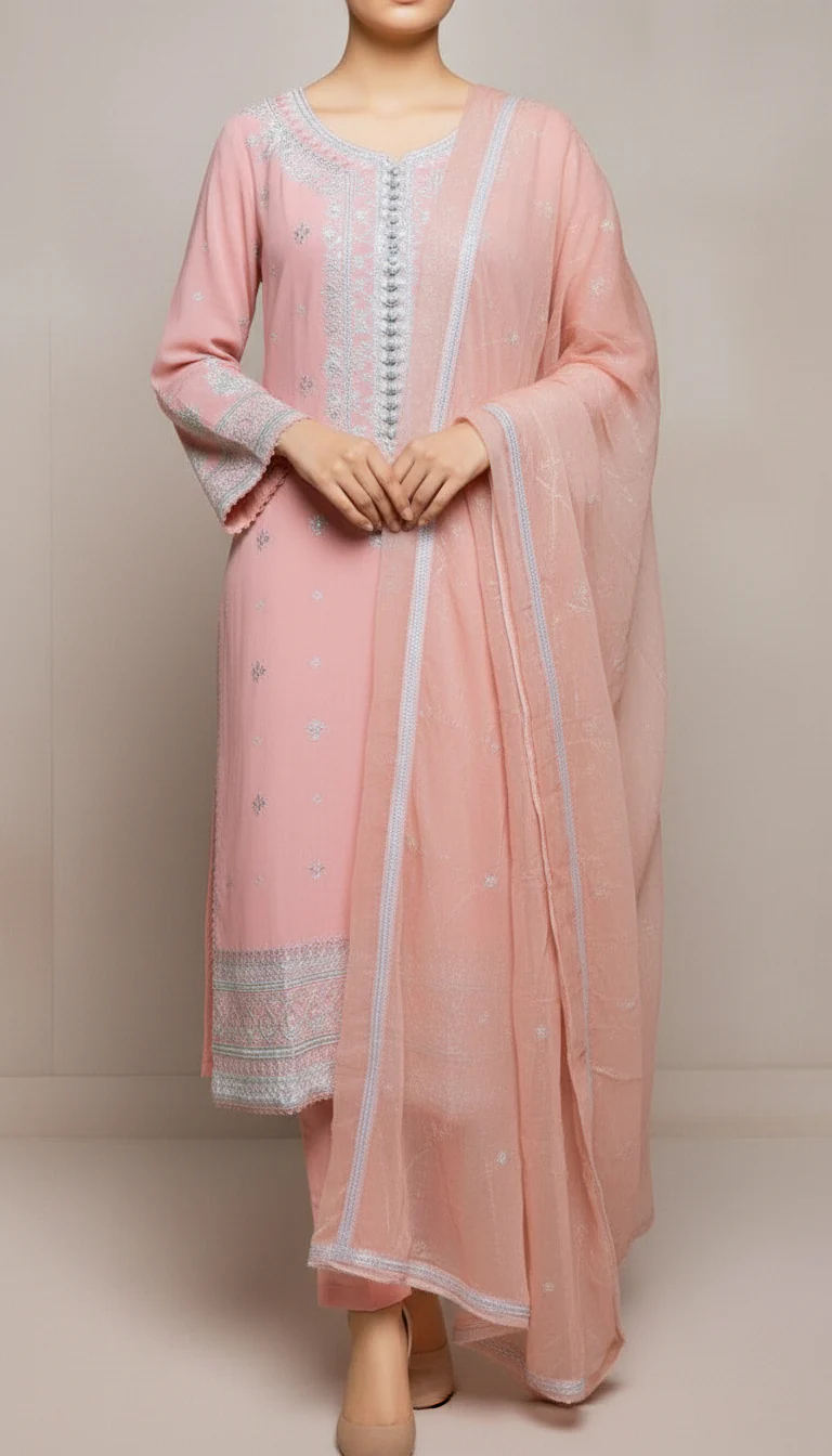3 PC Embellished Suit PF6017