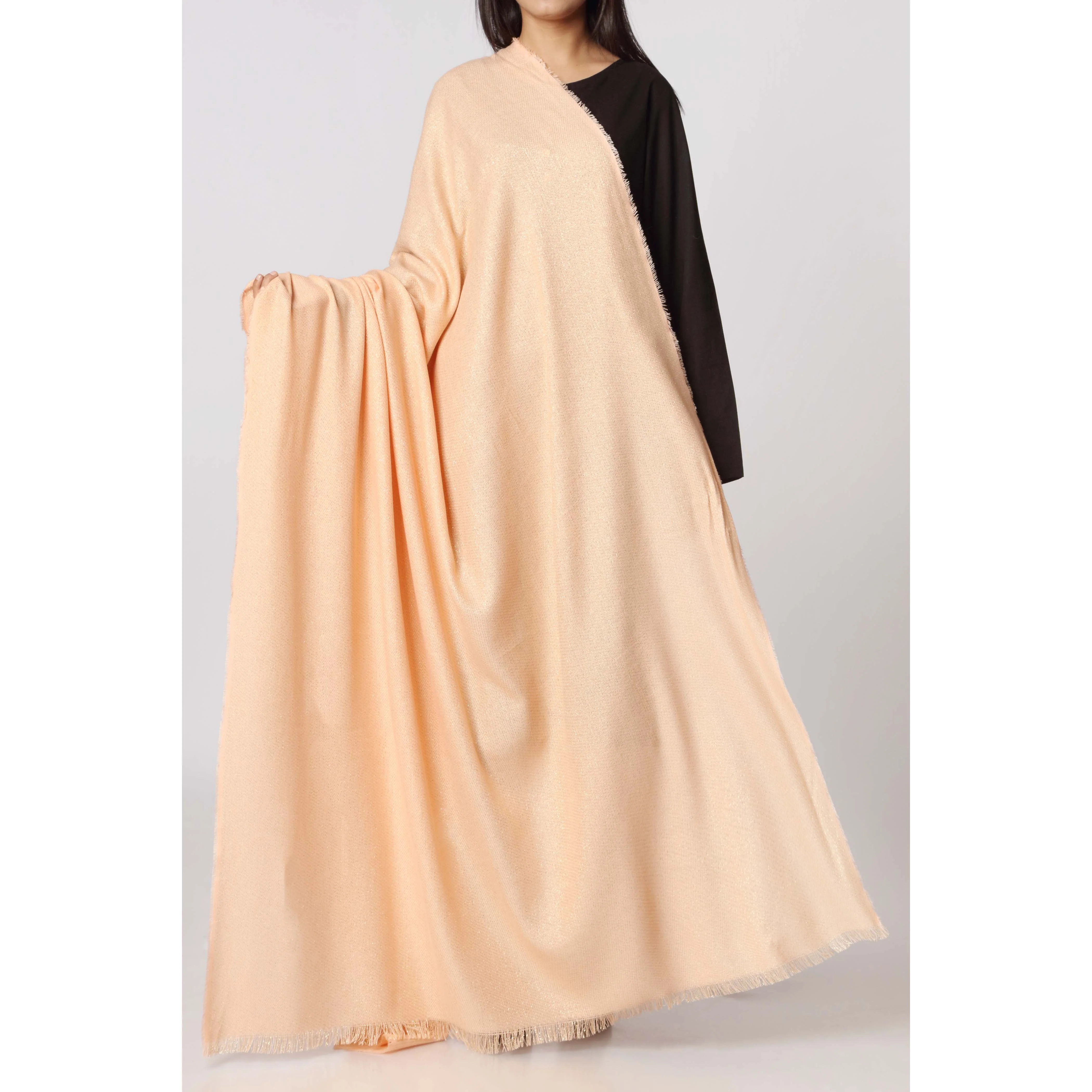 Peach Two Tone Shawl PW2742