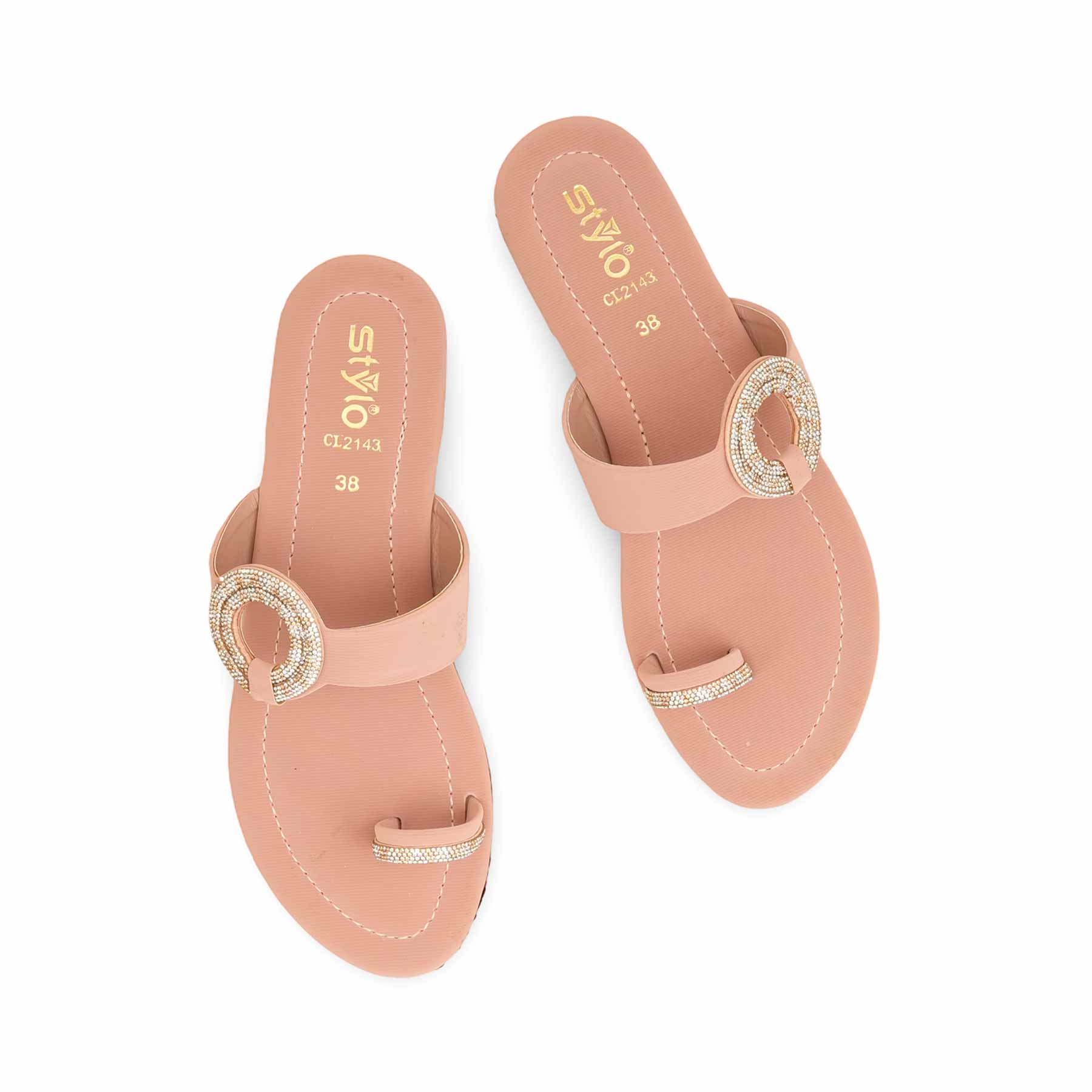 Pink Casual Women Chappal CL2143 - Image 5