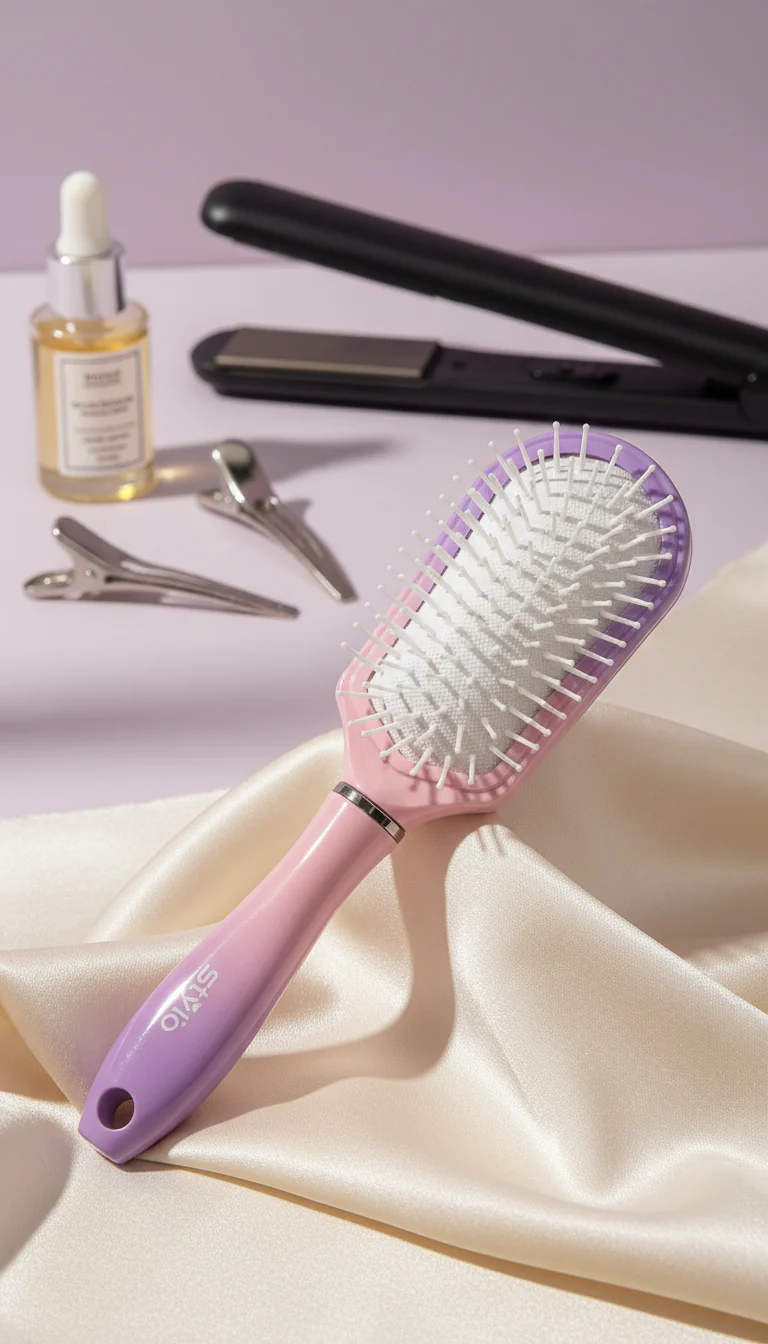 Pink Hair Brush BR8115