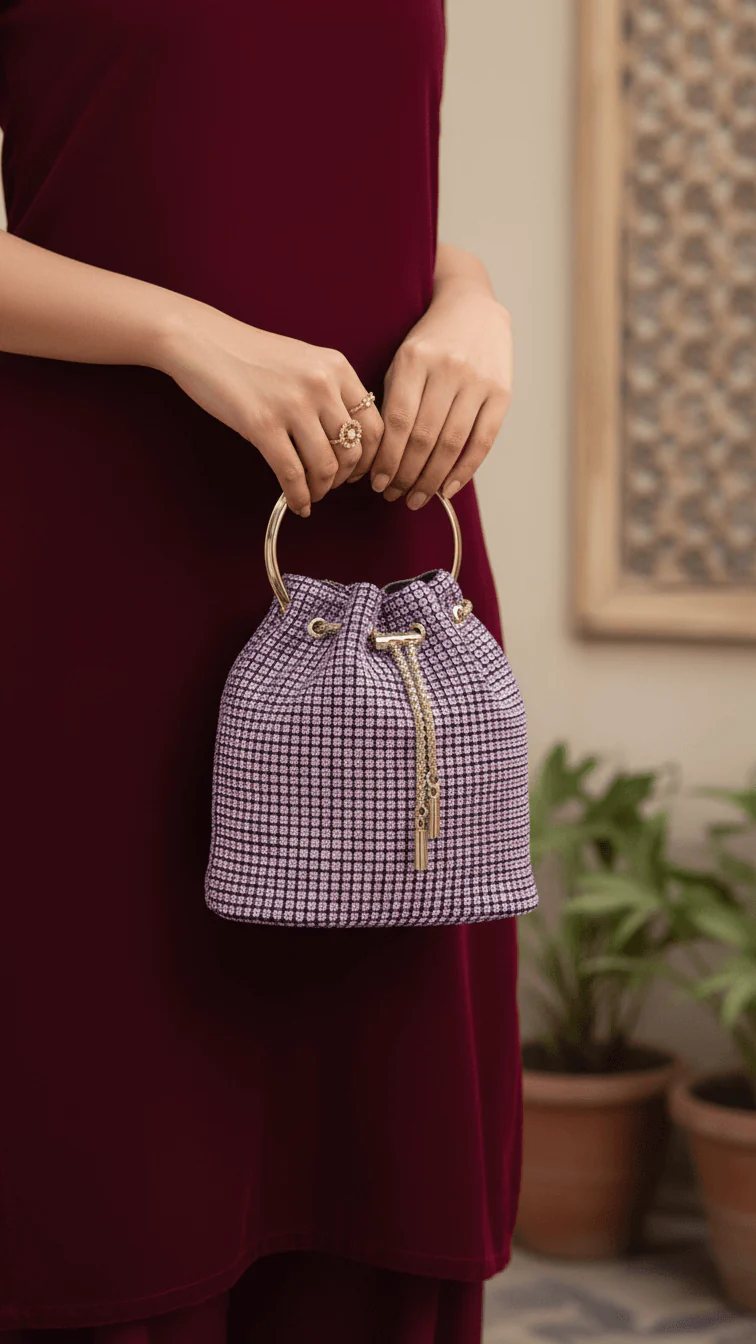 Purple Bridal Clutch P24099