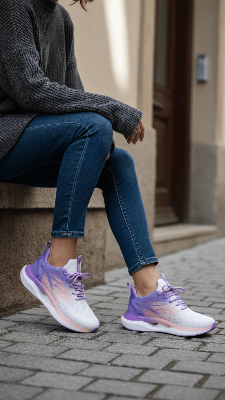 Purple Casual Women Sneaker AT7353
