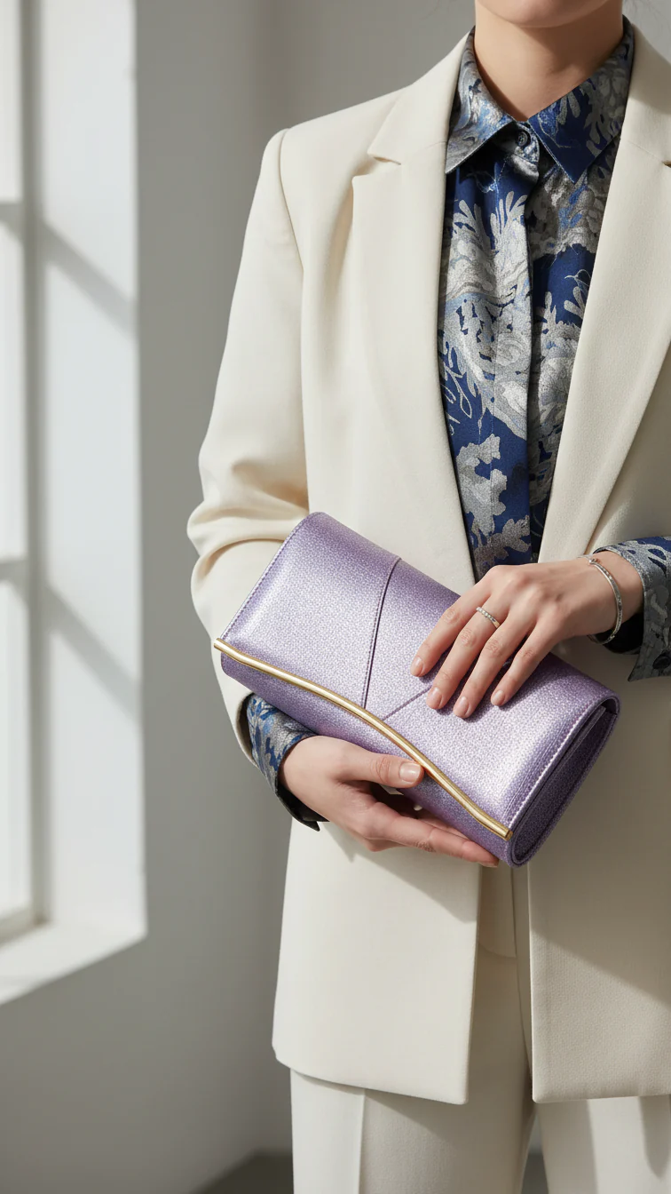 Purple Formal Clutch P24220