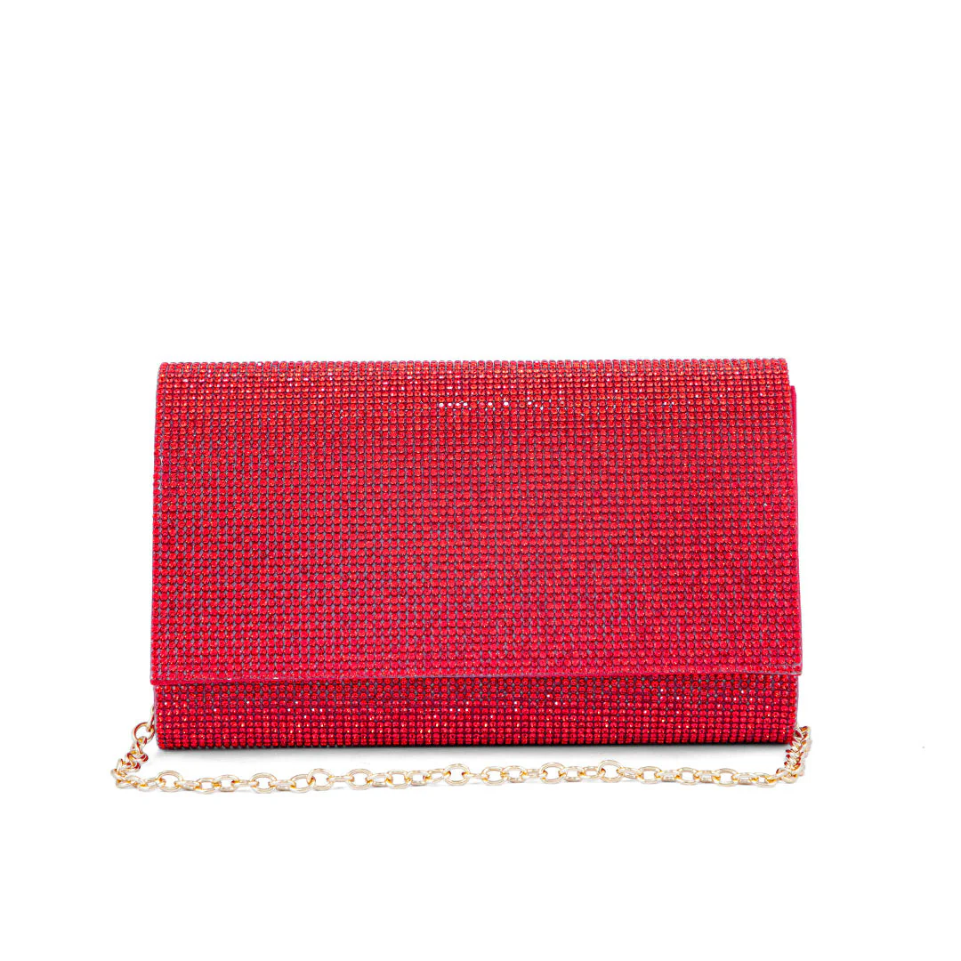 Red Fancy Clutch P24327