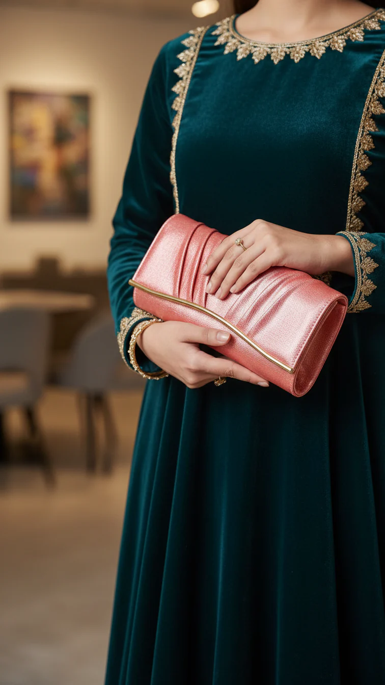 Red Formal Clutch P24224