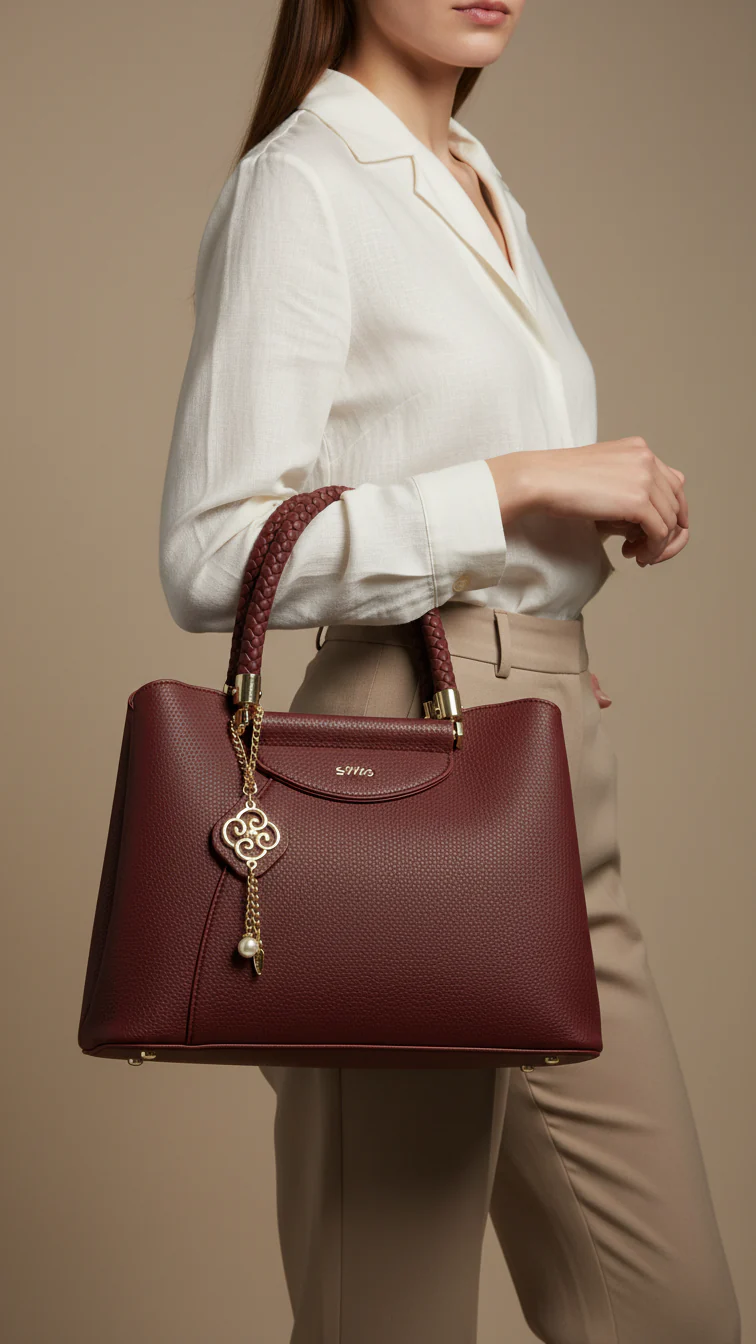 Red Formal Hand Bag P36270