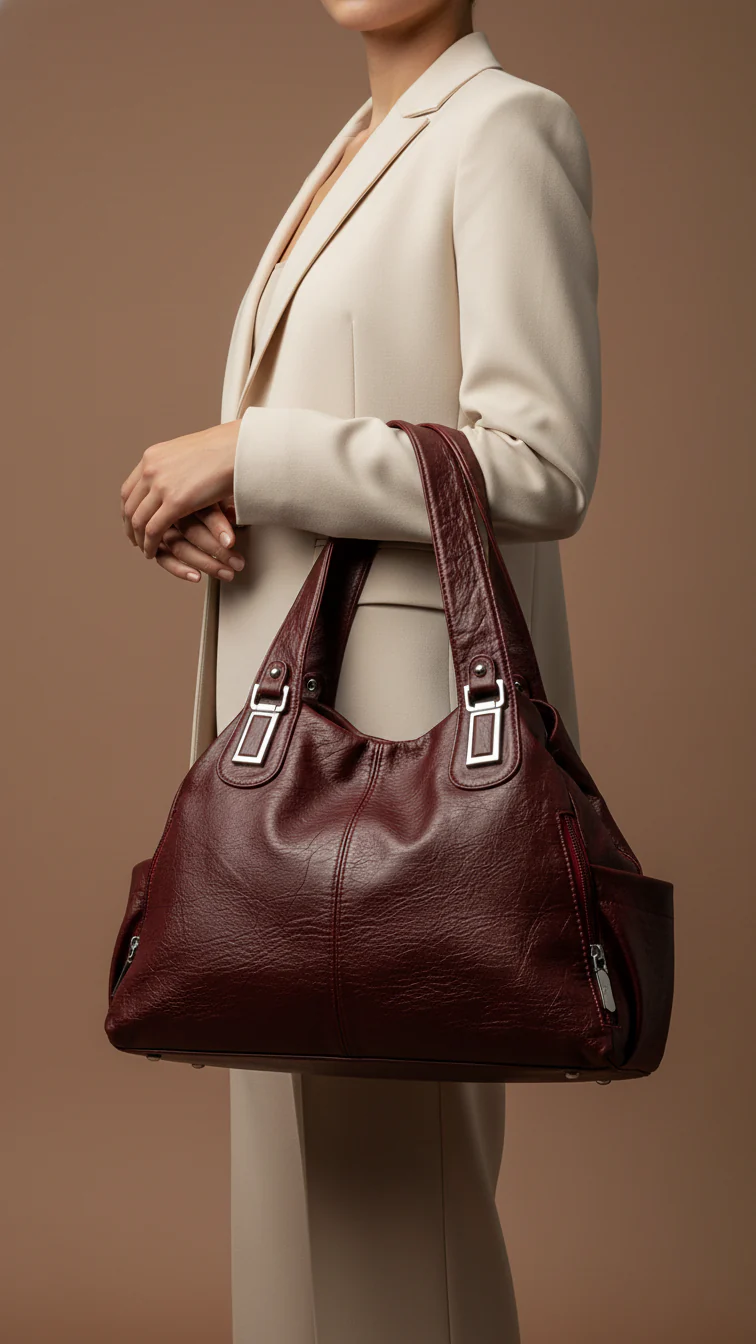 Red Formal Shoulder Bag P36352
