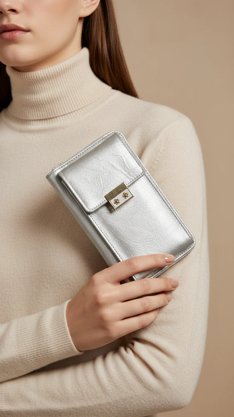 Grey Casual Pouch P97633