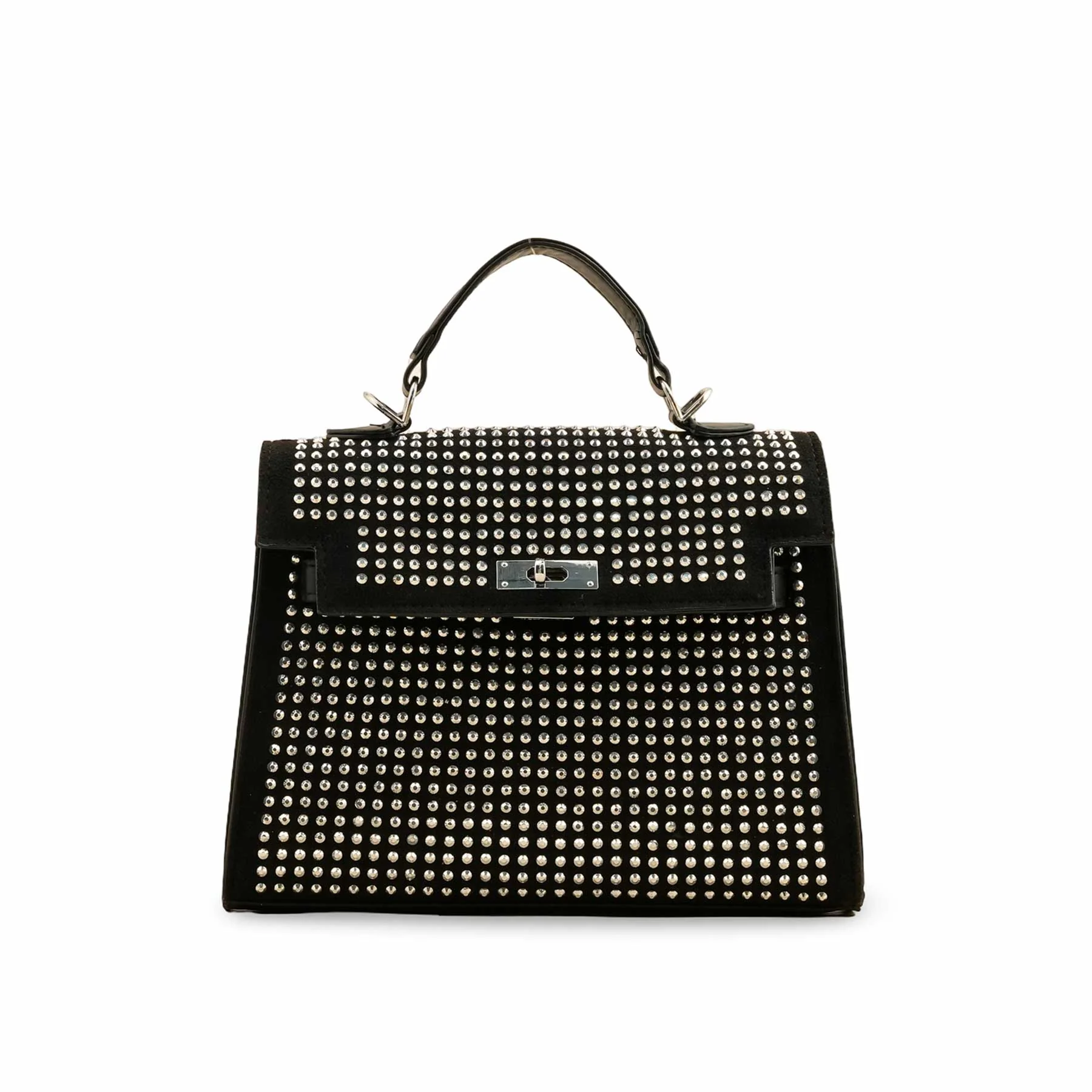 Silver Fancy Hand Bag P36198