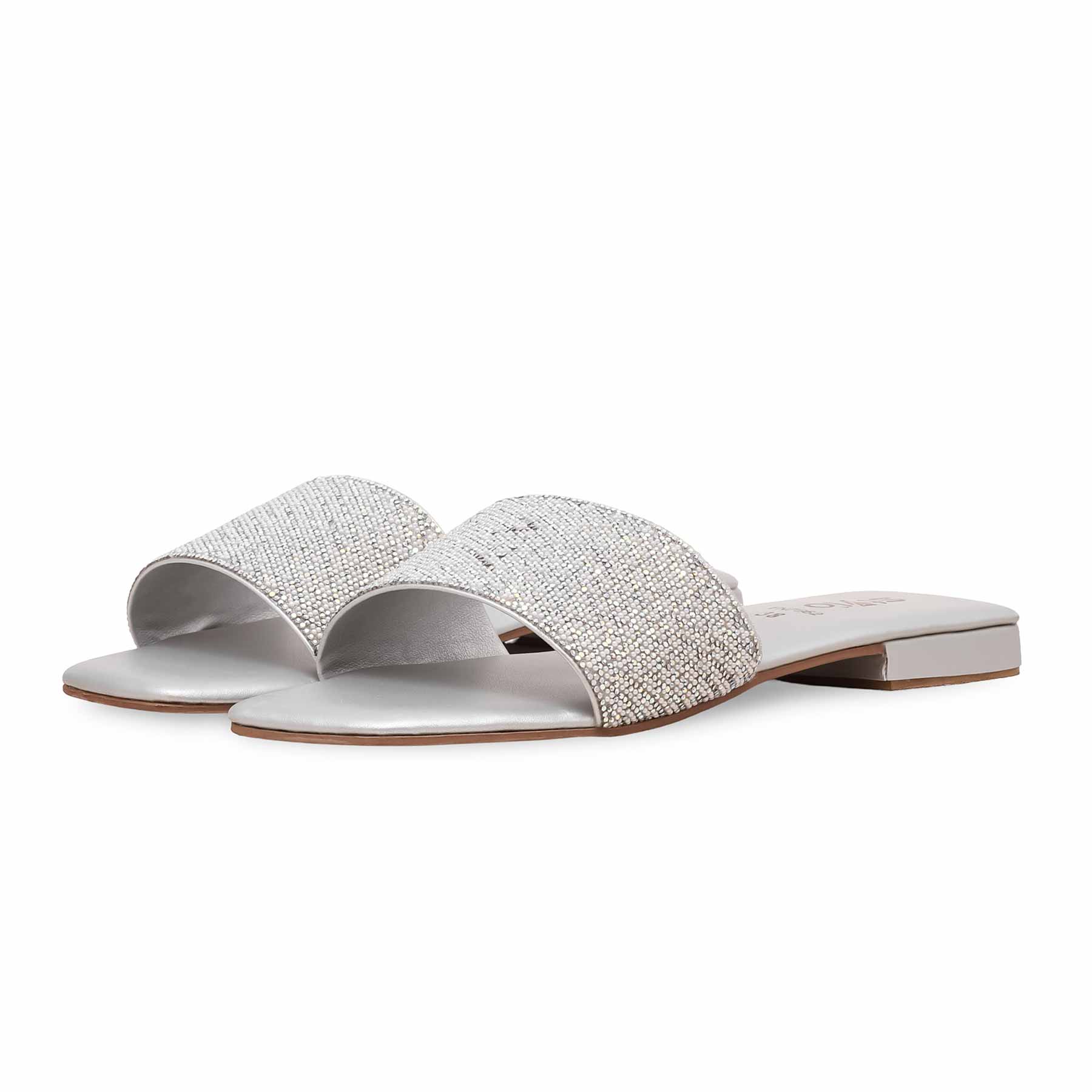 Silver Fancy Slipper FN7862 - Image 3