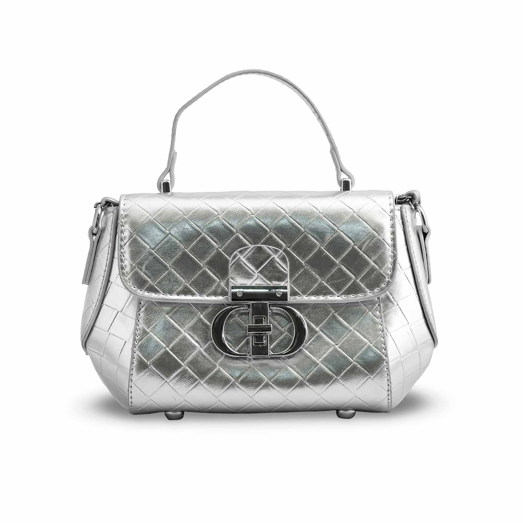 Silver Formal Clutch P24137