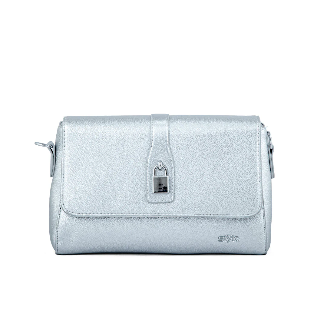 Silver Formal Shoulder Bag P36243