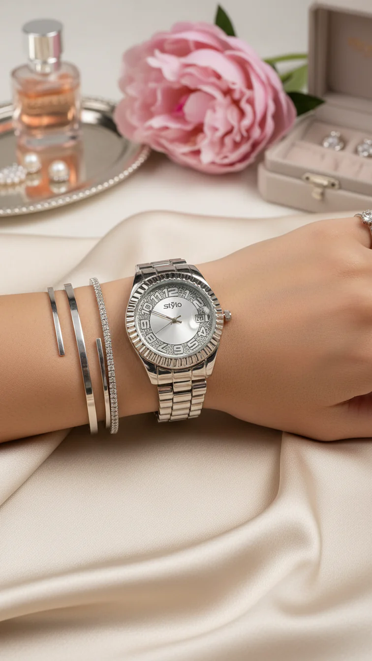Silver Ladies Watch J34017