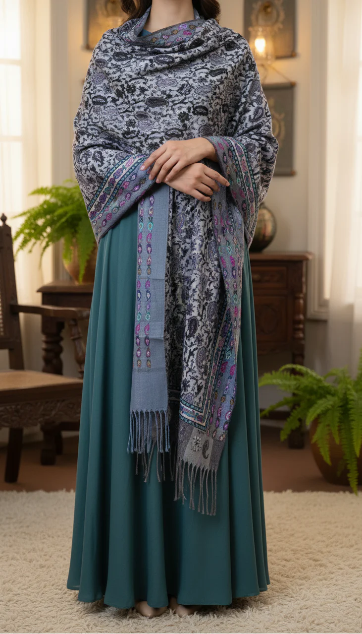 Silver Winter Stole PN5282