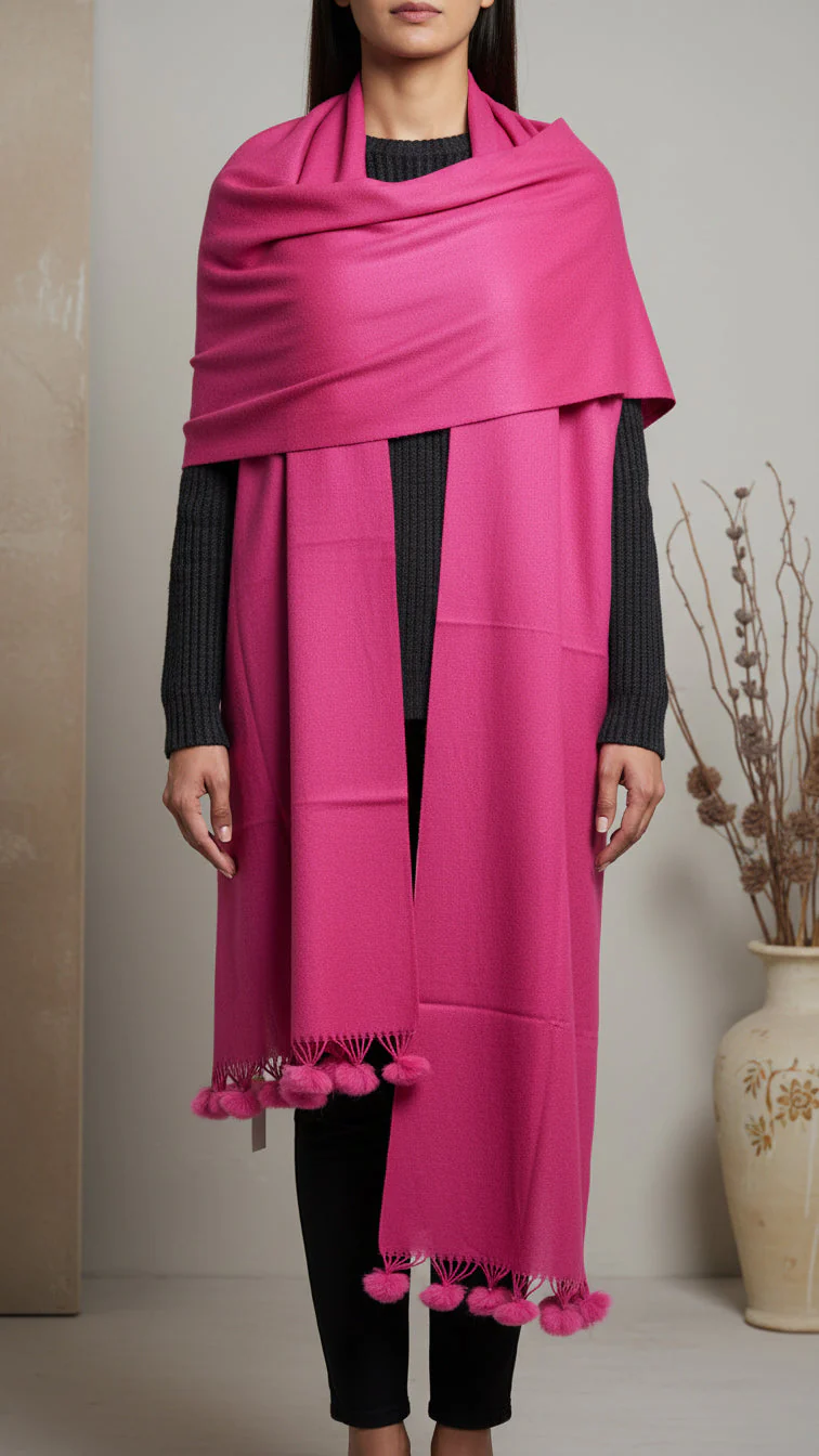 Skpink Winter Stole PW5757