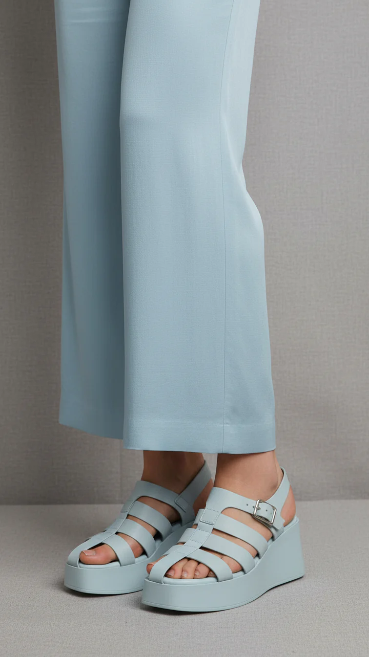 Sky Blue Formal Sandal PU0575