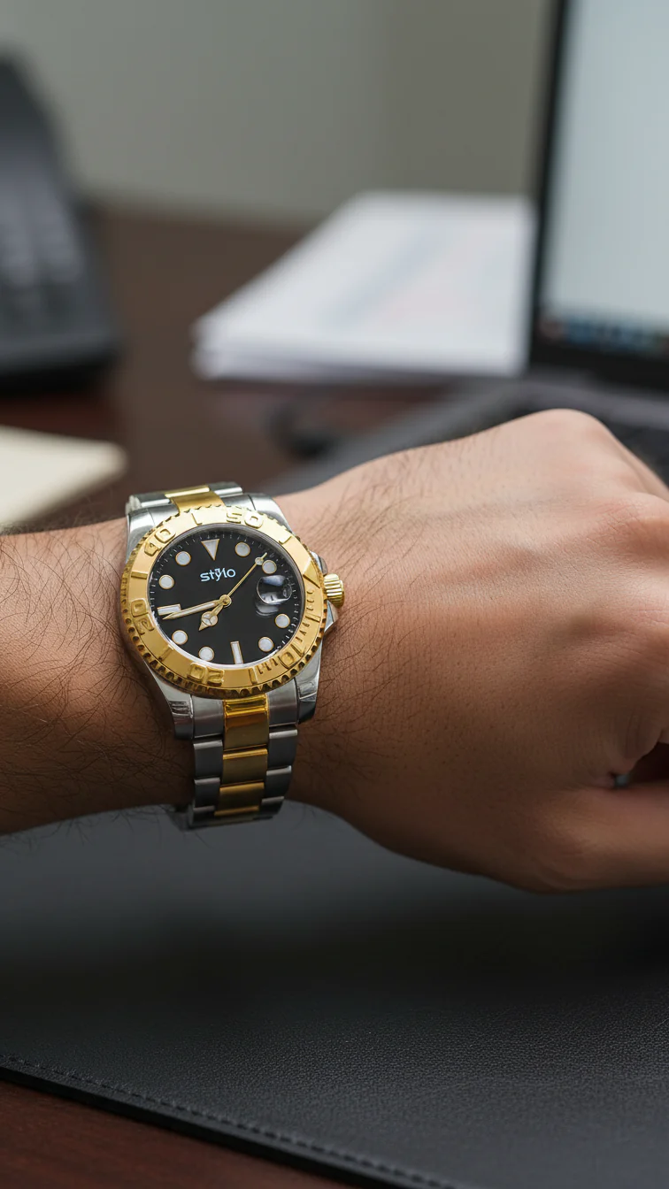 Two Tone Gents Watch J33975