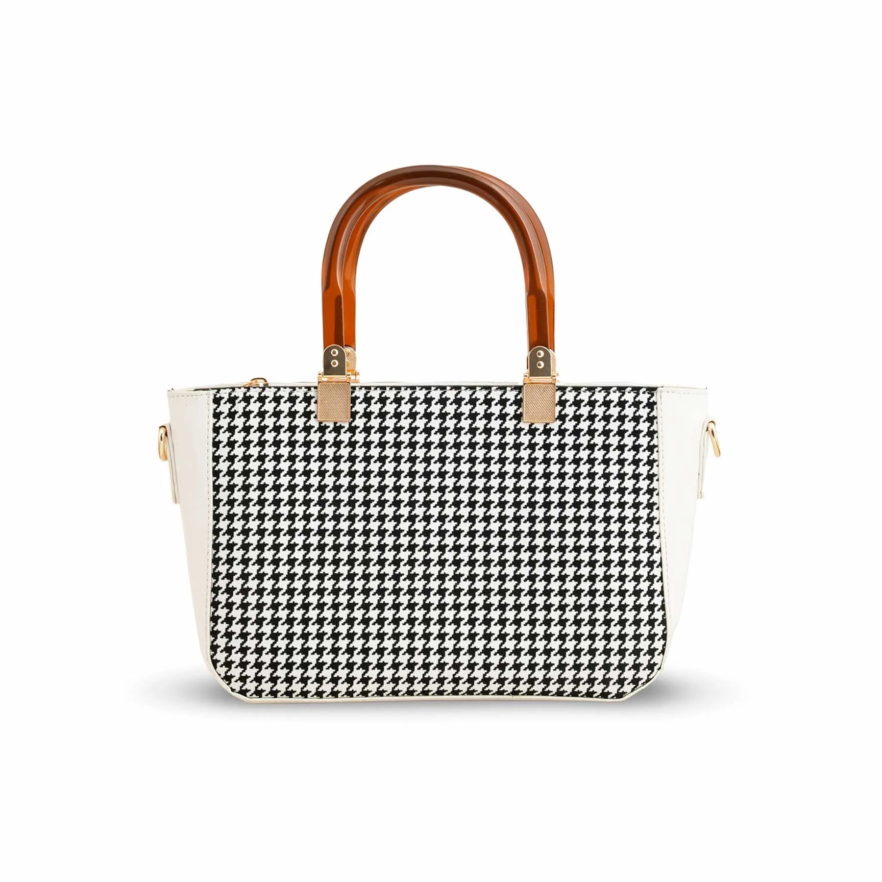 White Formal Hand Bag For Women P55647 - Image 4