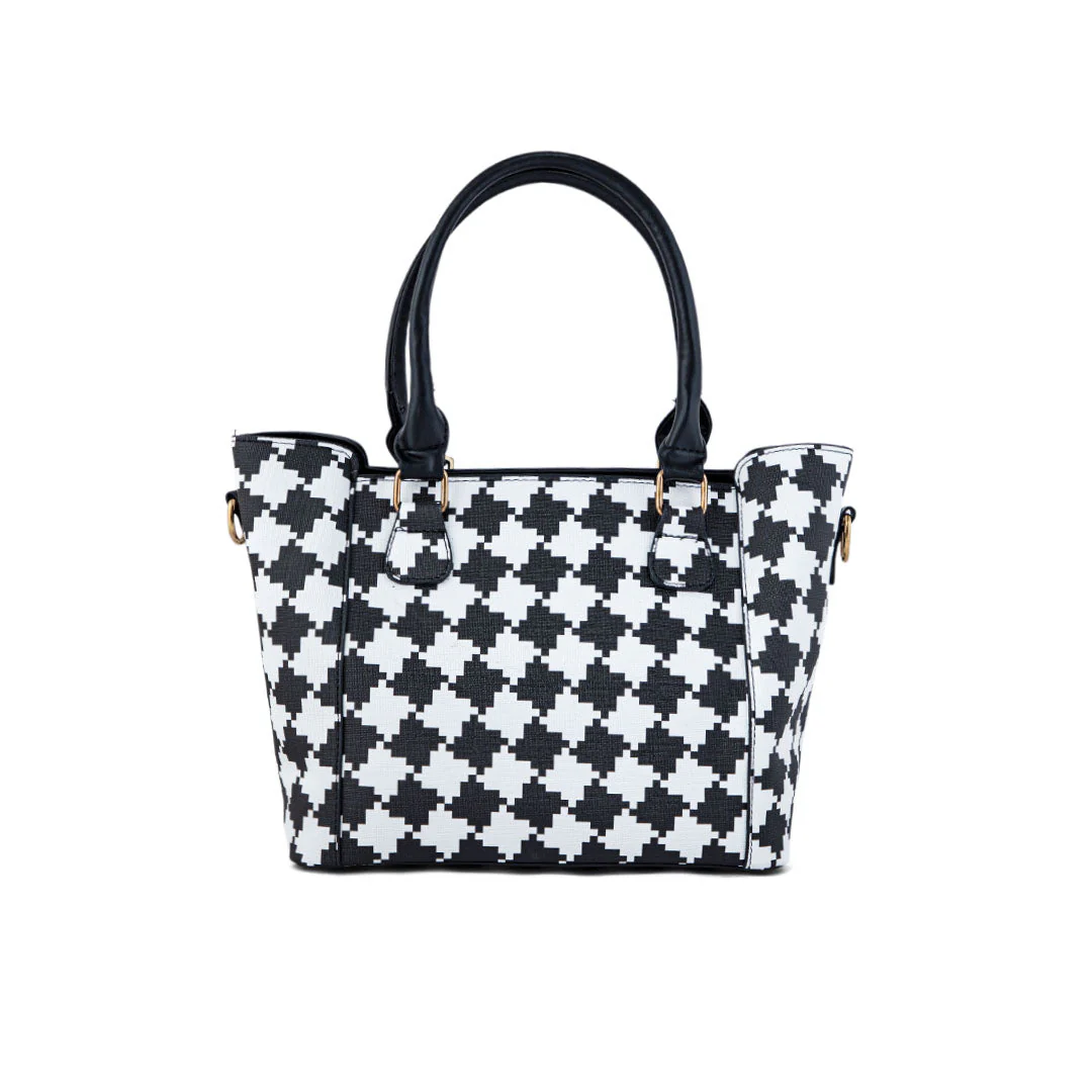 White Formal Hand Bag P36273
